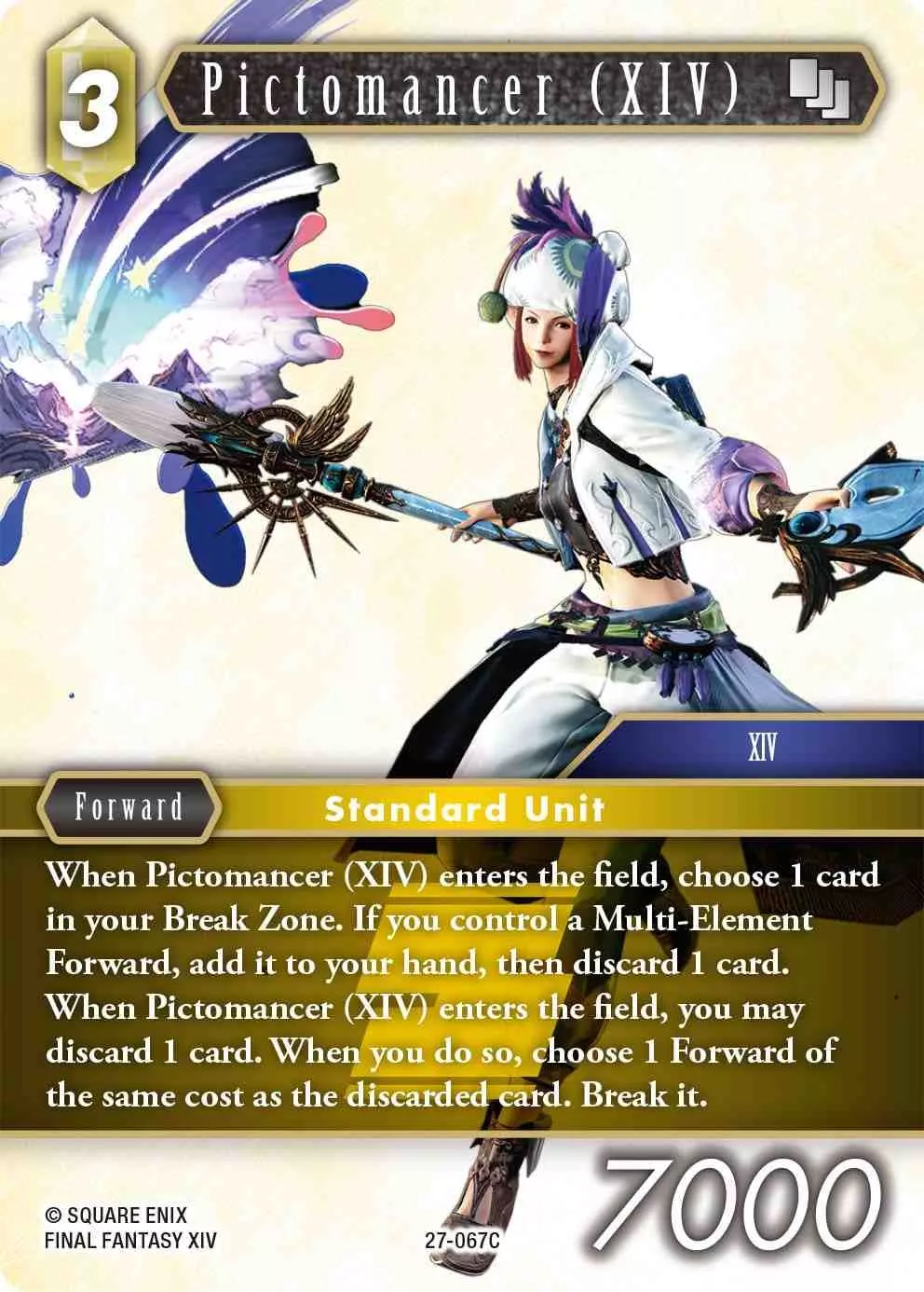 FFTCG Opus XXVII Spoiler: Pictomancer