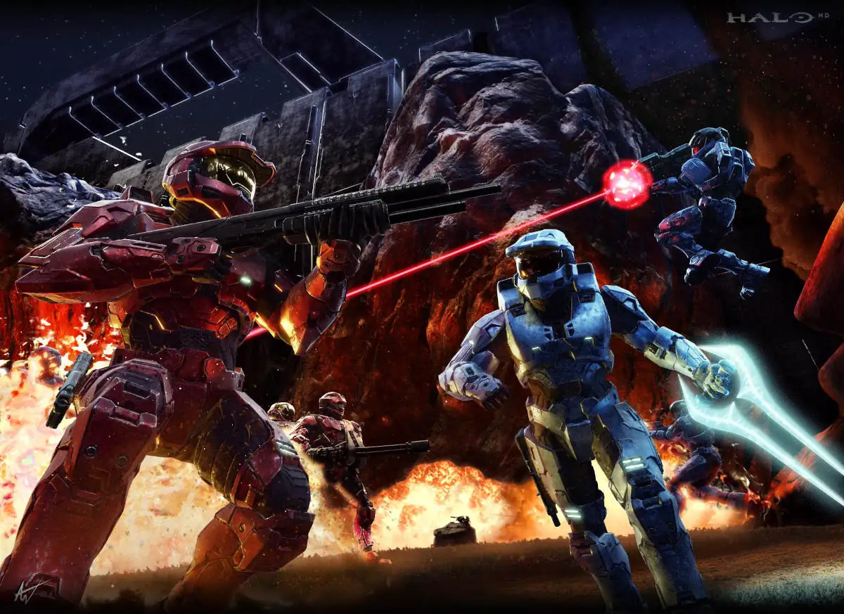 istantanea di un match multiplayer in Halo 3