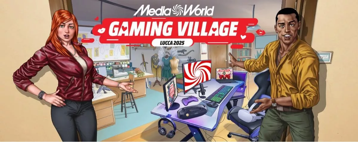 Lucca Comics 2025: MediaWorld Gaming Village punta sull’Esperienza Immersiva