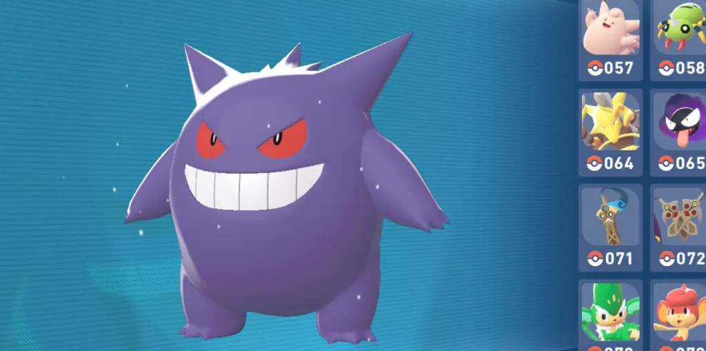 gengar, steelix alakazame