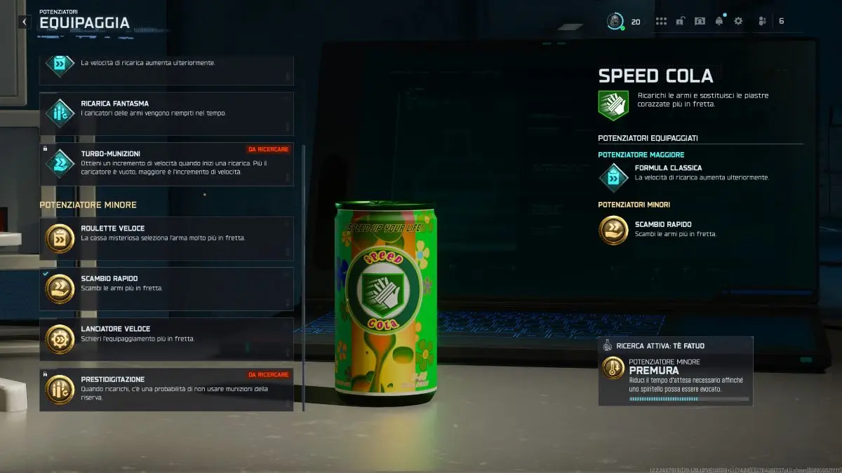 speed cola bo7 - potenziatori minori