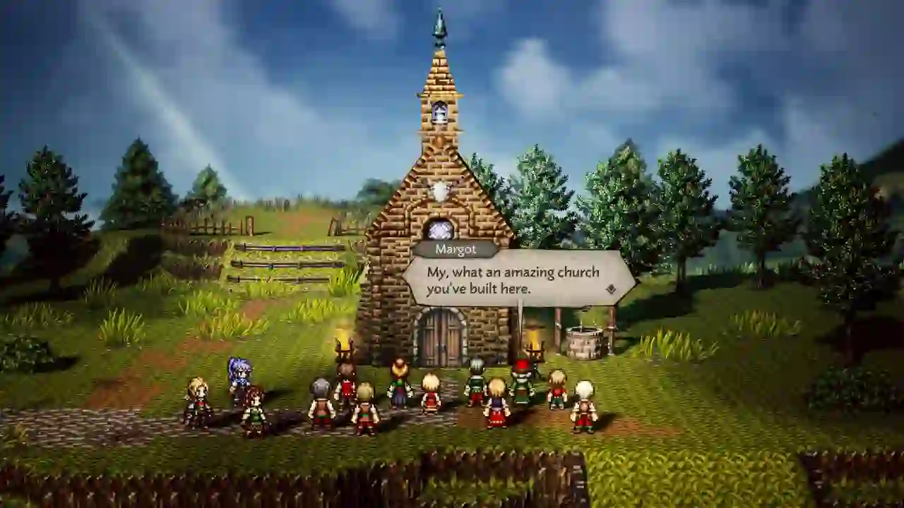 Octopath Traveler 0 Recensione Chiesa