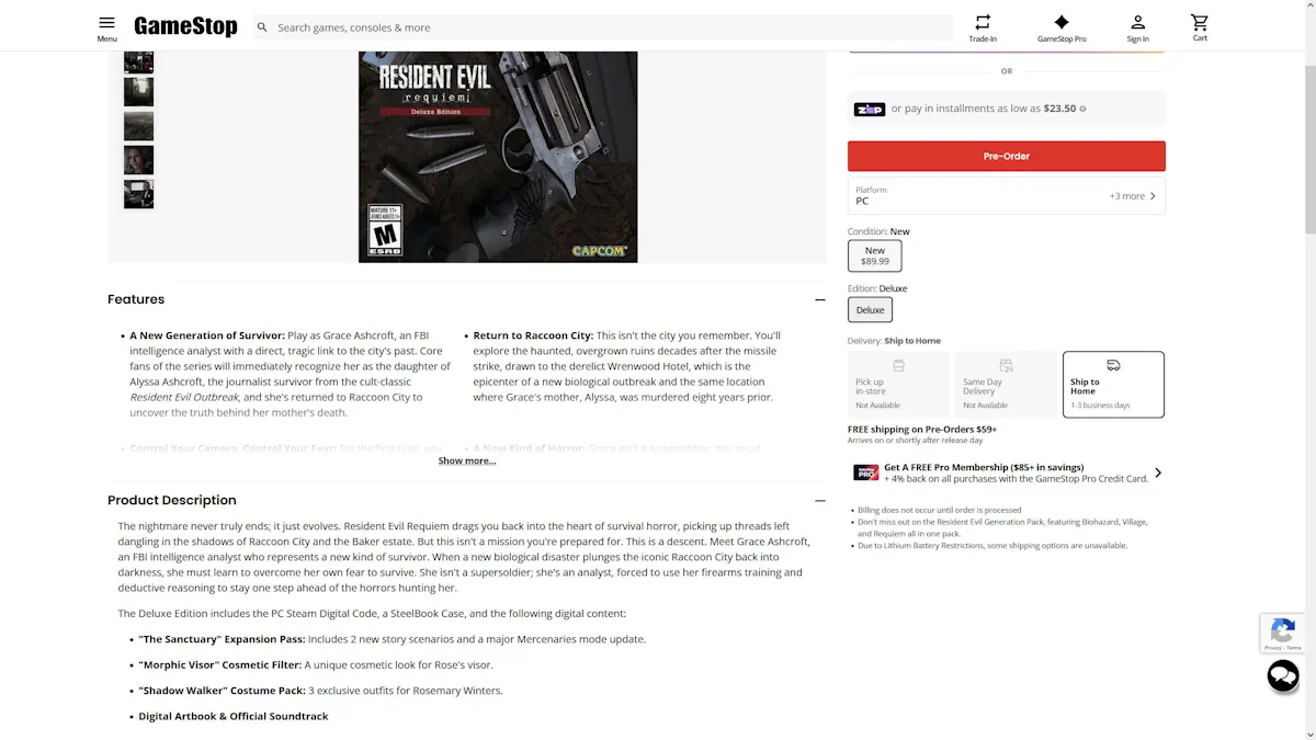 Resident Evil Requiem