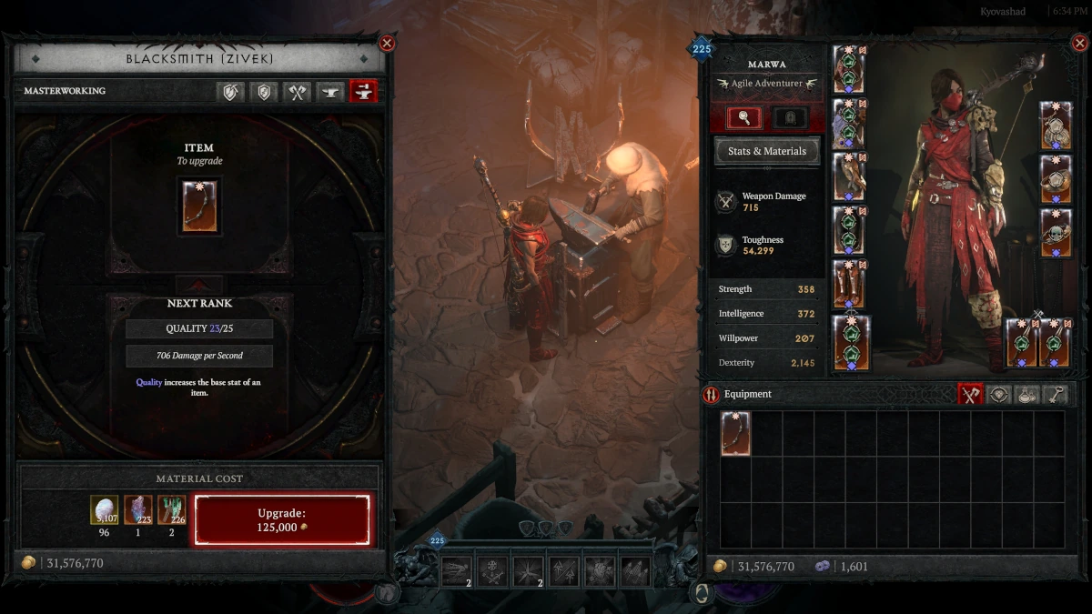 novità nel masterworking di Diablo 4 con la stagione 11