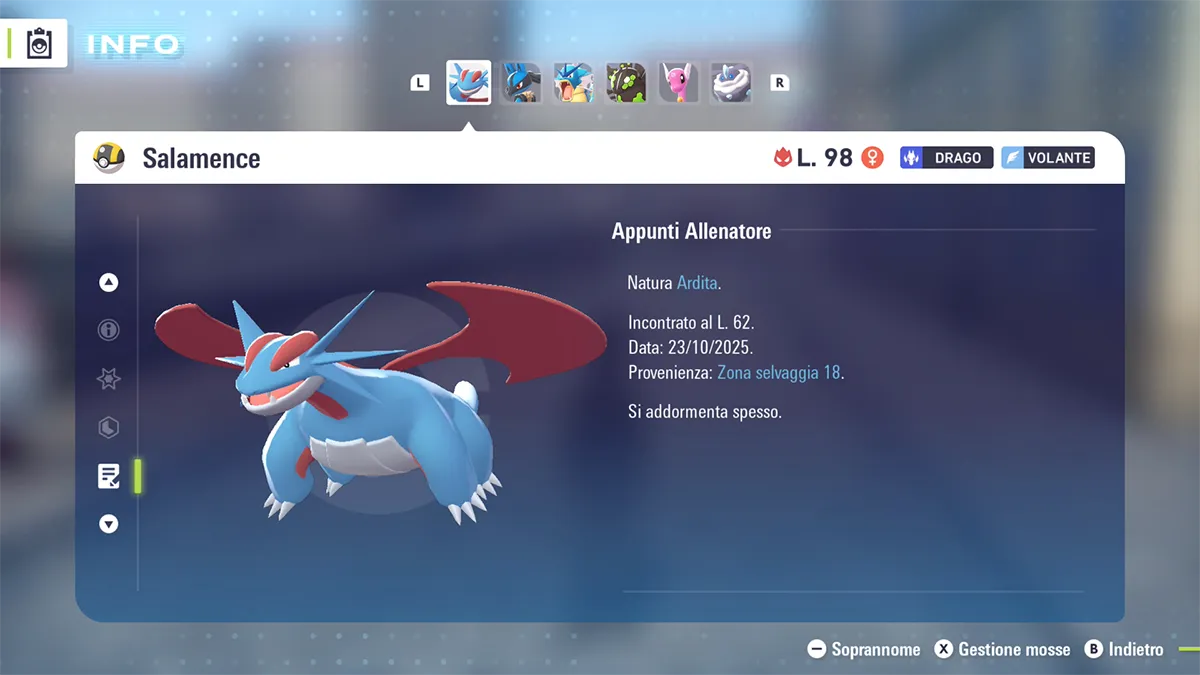 nature pokemon salamace ardita