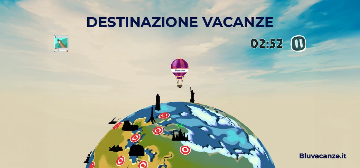 Gaming e viaggi: su Bluvacanze.it l’entertainment diventa leva di ingaggio
