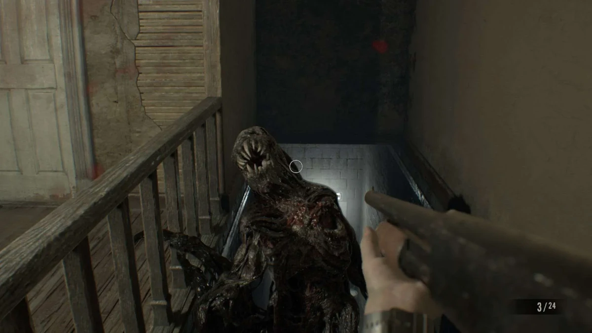 Resident Evil 7 Uno dei tanti micomorfi presenti nel gioco