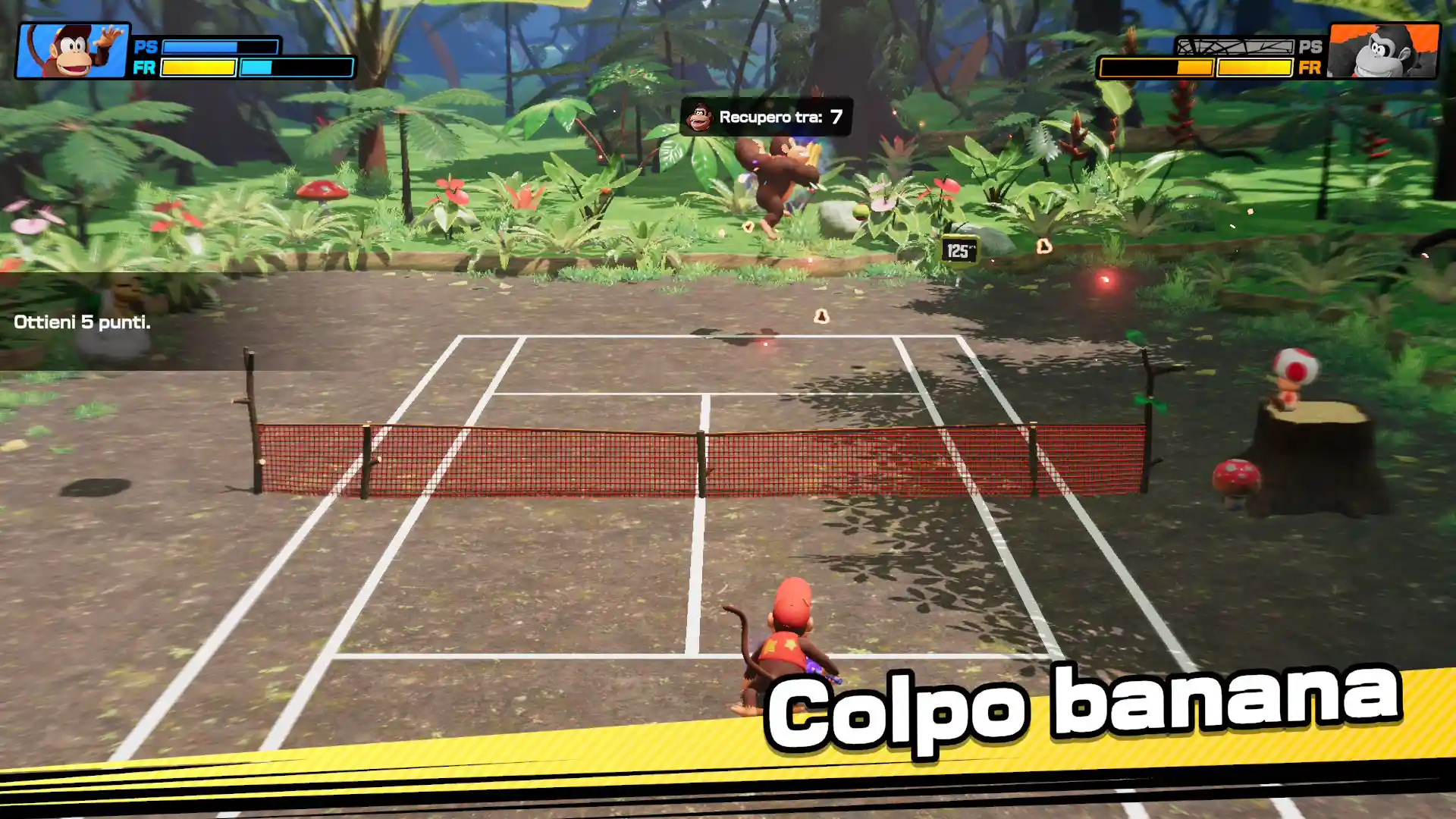 Mario Tennis Fever - Occhio alla barra dei PS