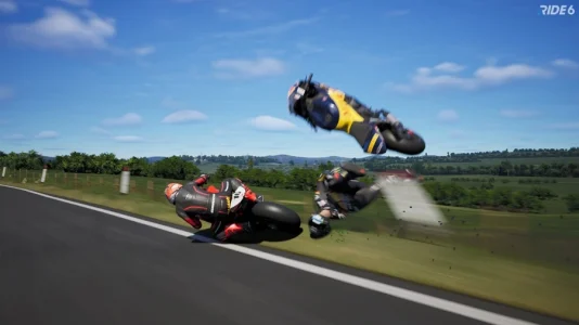 RIDE 6 caduta