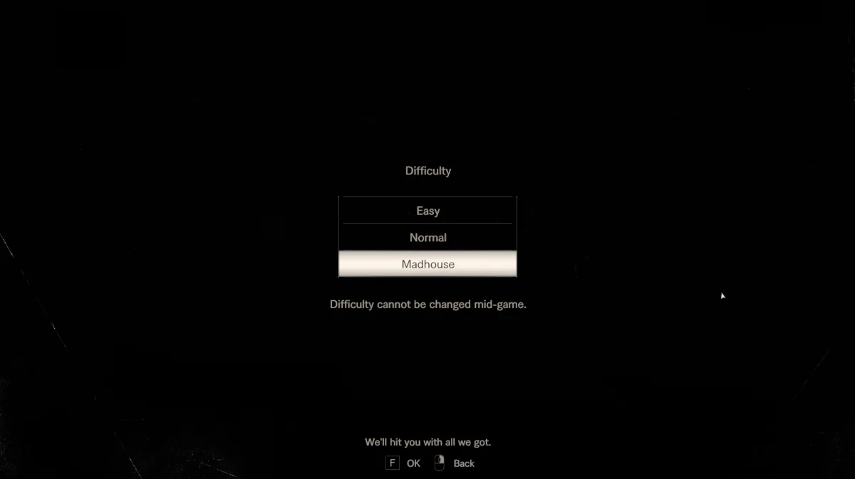 Resident Evil 7 Guida alla difficoltà Manicomio