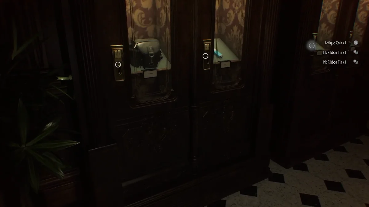 Resident Evil requiem tutti gli oggetti nelle apposite teche che potete prendere