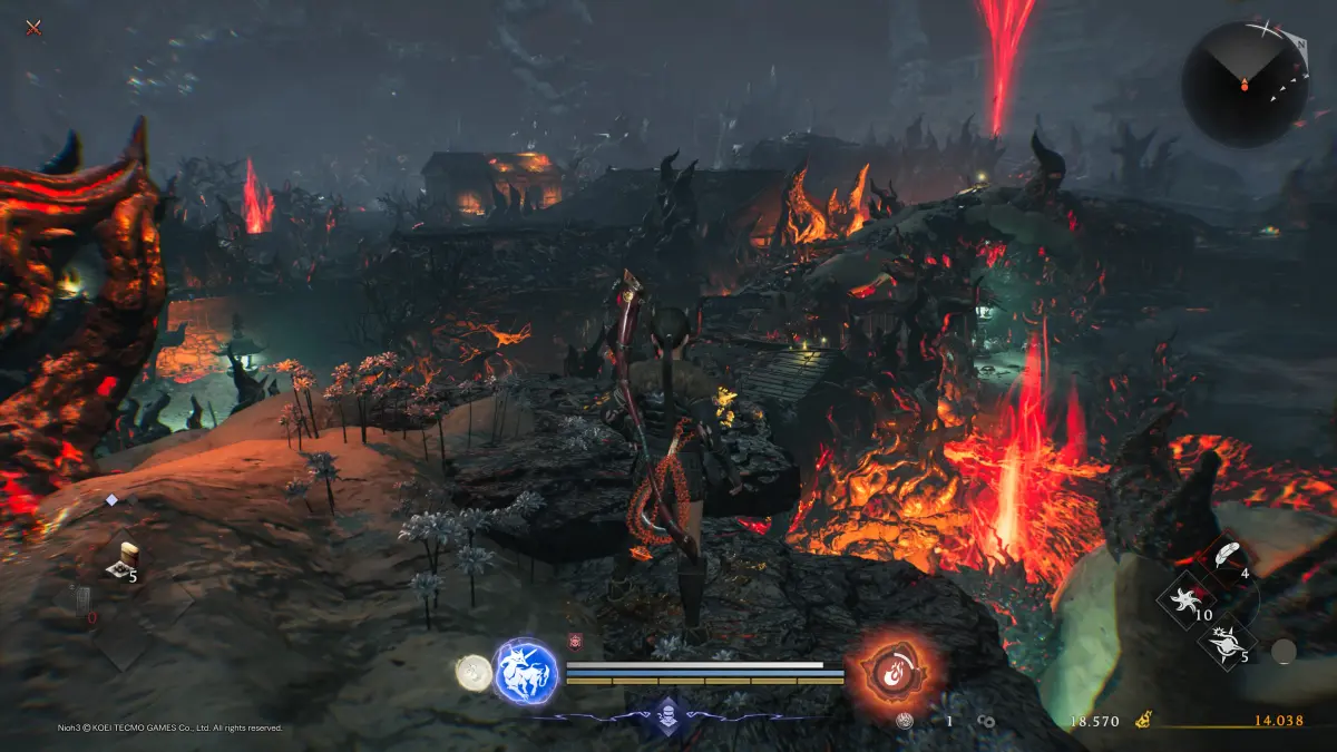 nioh 3 guida al platino mappa