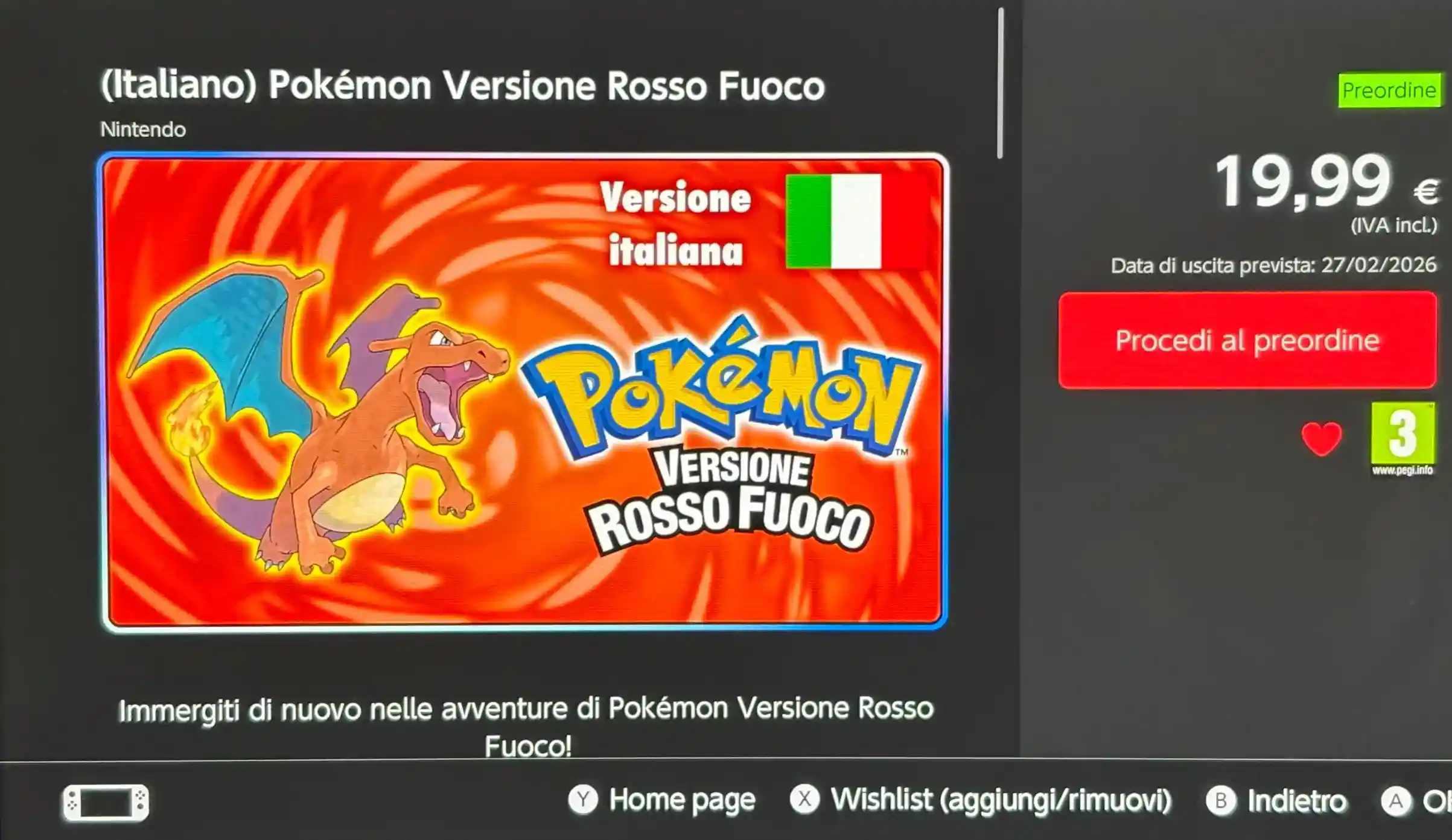Artwork ufficiale di Pokémon FireRed Version e Pokémon LeafGreen Version per Nintendo Switch con i leggendari Charizard e Venusaur.