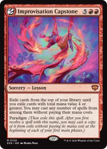mtg strixhaven improvisation capstone