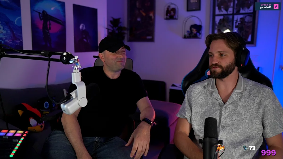 Jason Blundell con JC Backfire in stream su Twitch