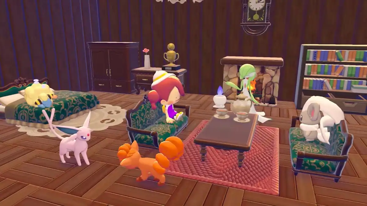 Pokémon Pokopia - Recensione Gli interni possono essere decorati a piacimento