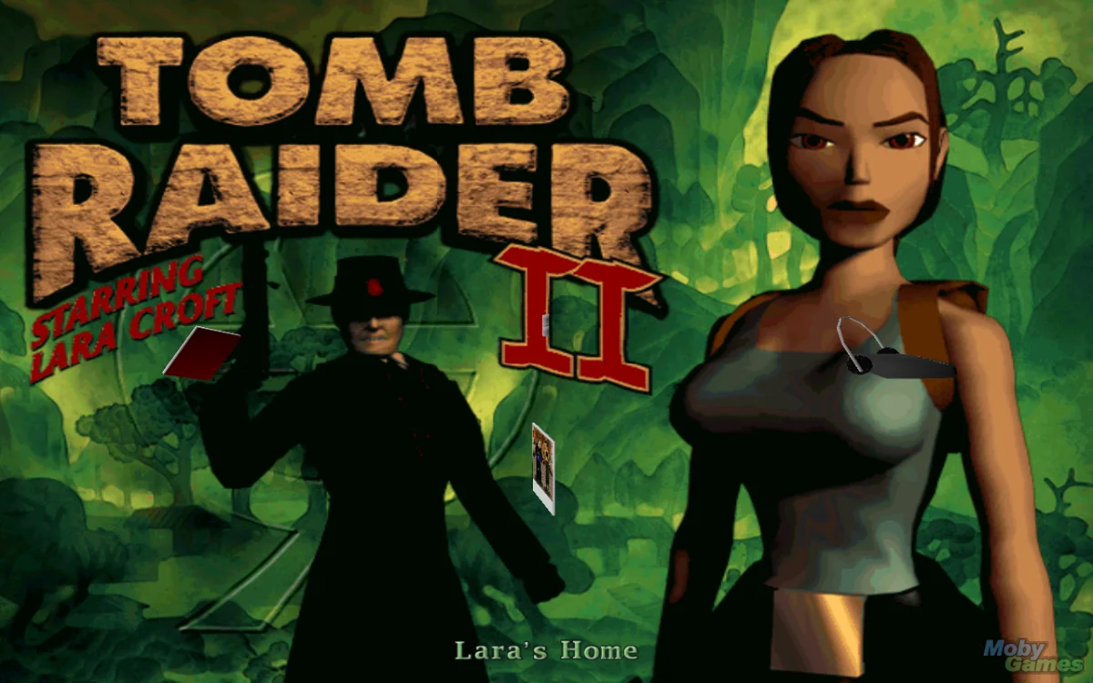 Tomb Raider Menù principale del secondo gioco