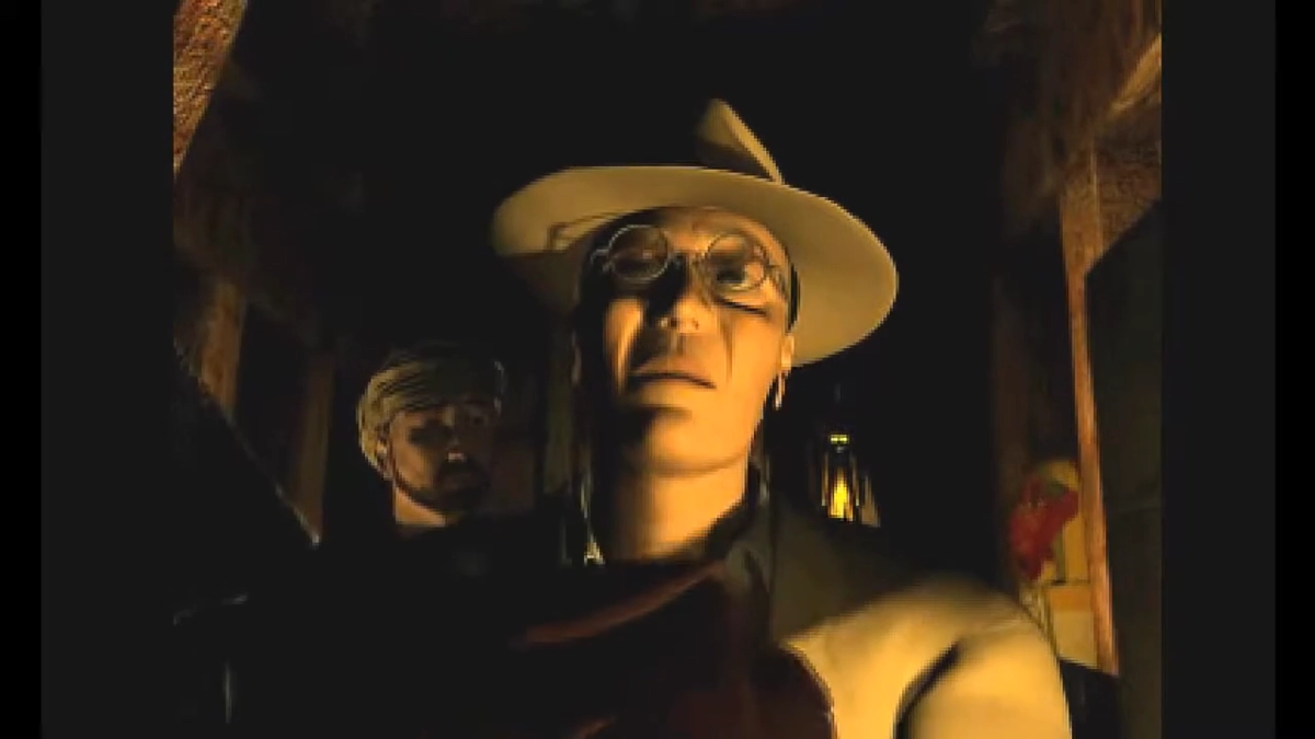 Tomb Raider Verner che trova lo zaino di Lara scoprendo che in realtà non è morta