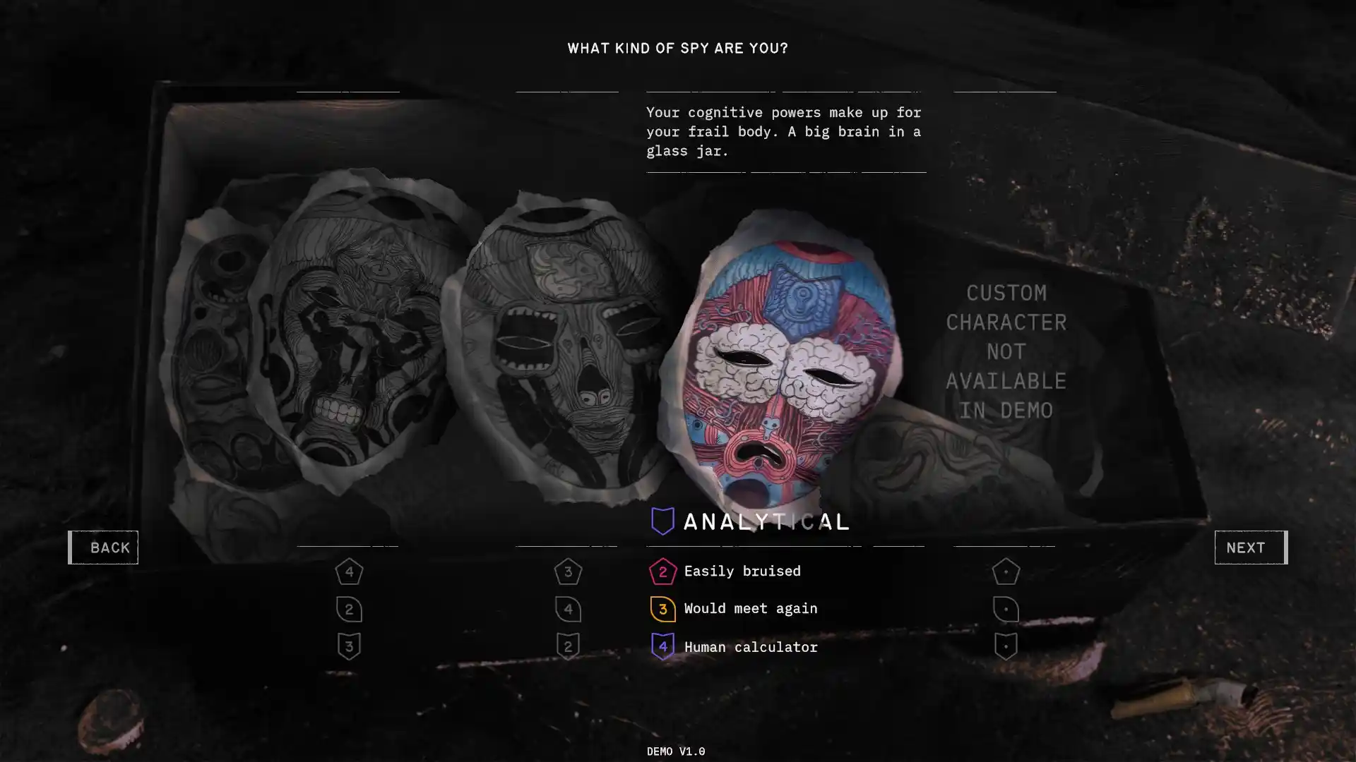 Zero Parades provato statistiche