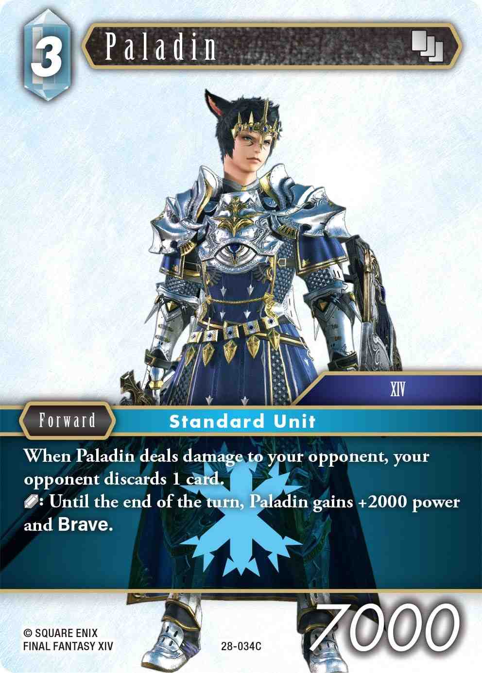 FFTCG Opus XXVIII Spoiler: Paladin