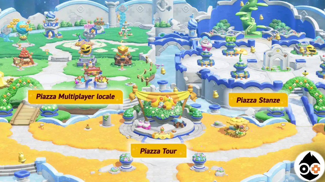Super mario bros wonder le piazze del parco bellabel
