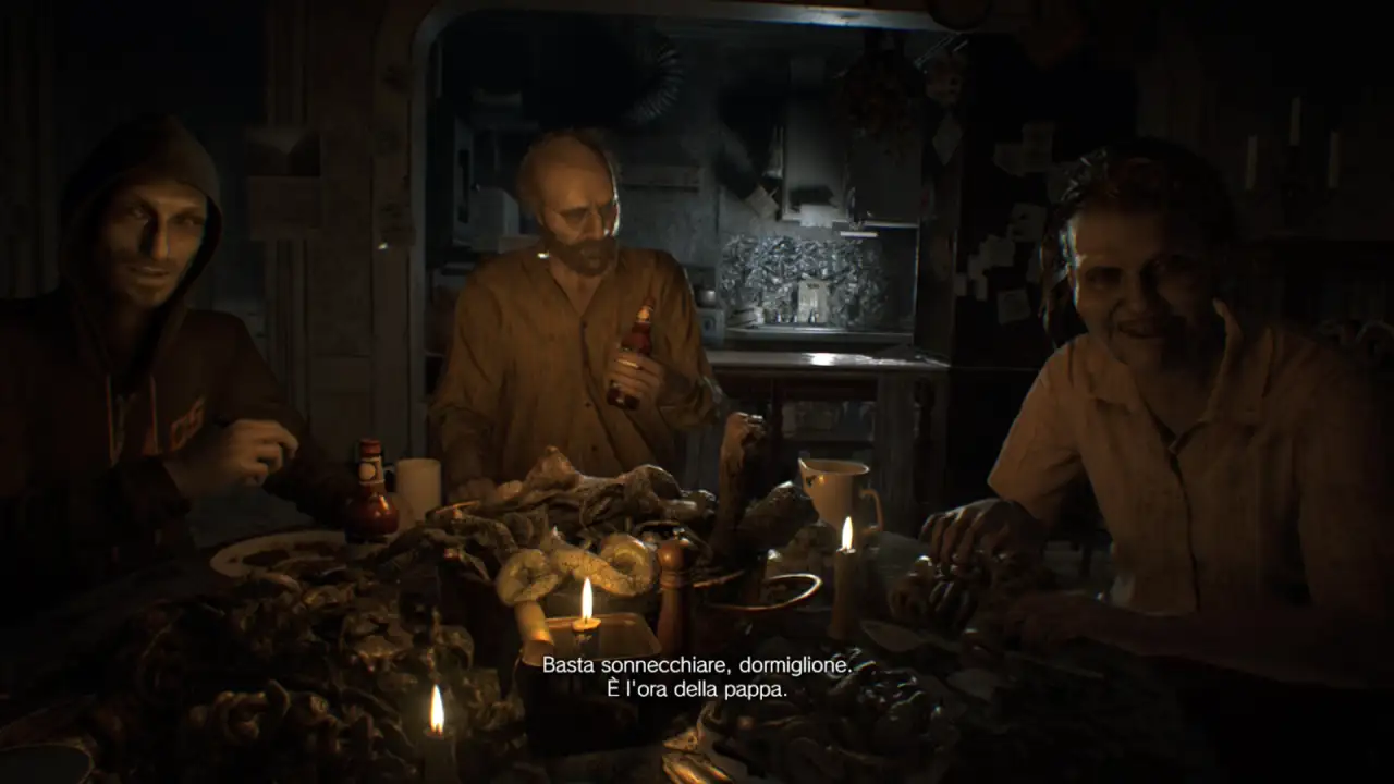 resident evil 7 famiglia baker