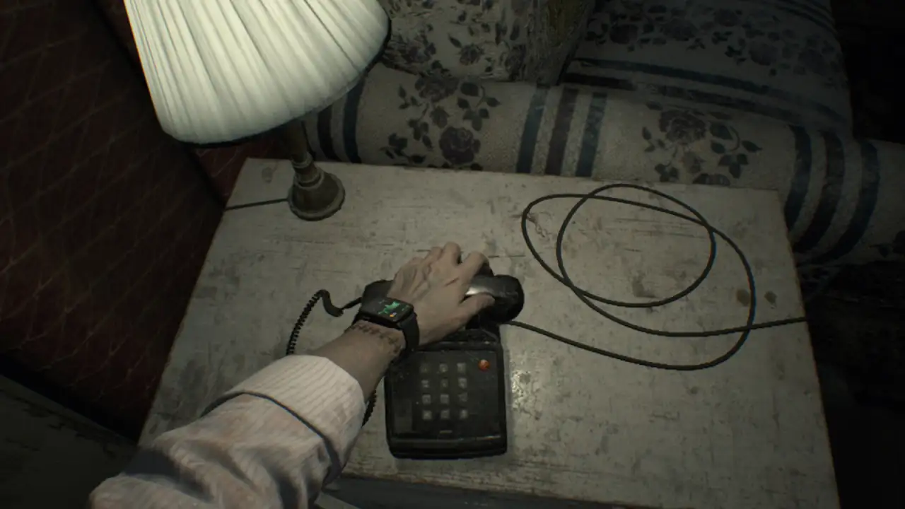 resident evil 7 telefono