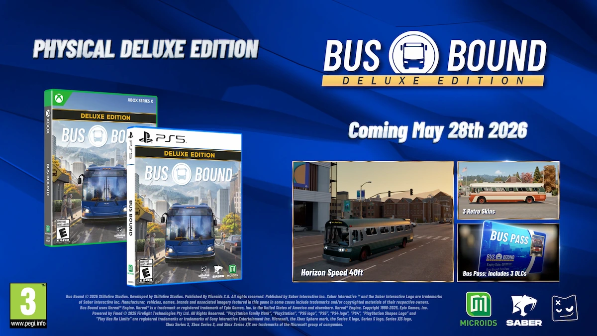 L'edizione fisica di Bus Bound per PlayStation 5 e Xbox Series ha una data d'uscita