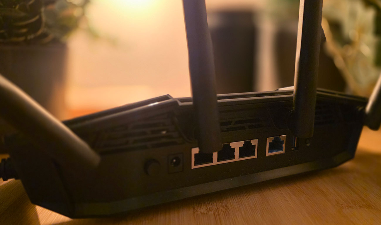 le antenne del router asus be9400