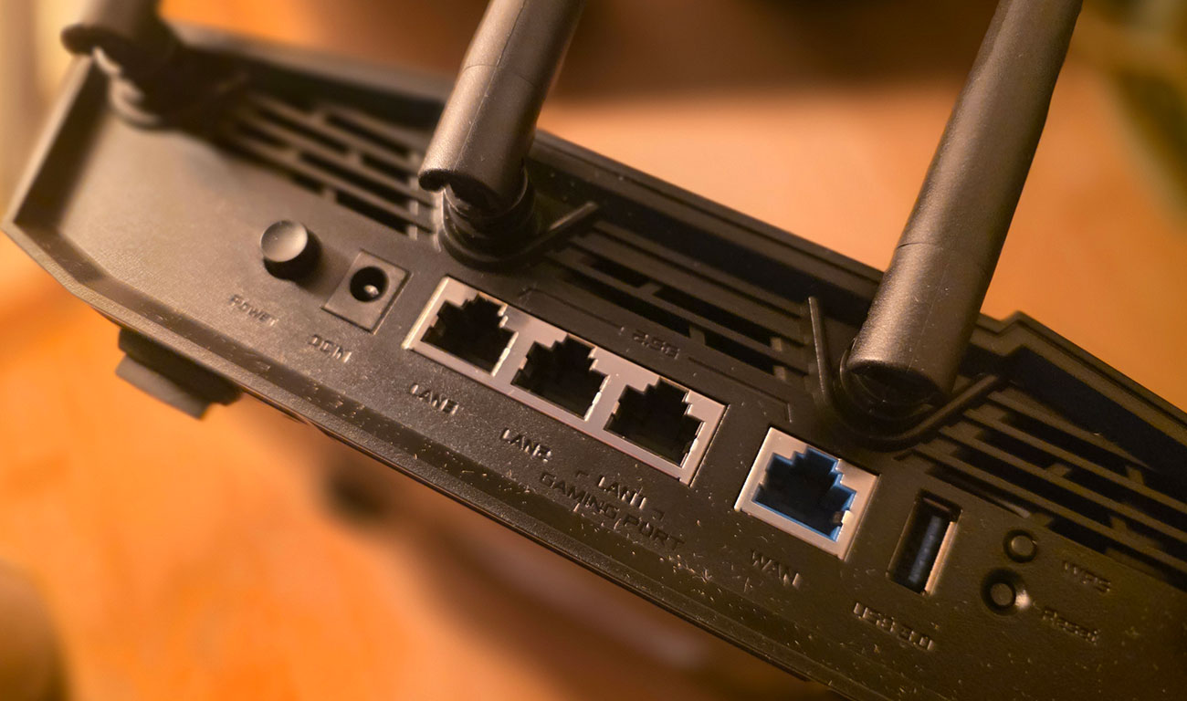 retro router asus tuf gaming per videogiochi