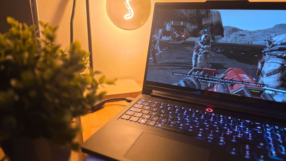 starfield è stupendo con lenovo legion pro 7i