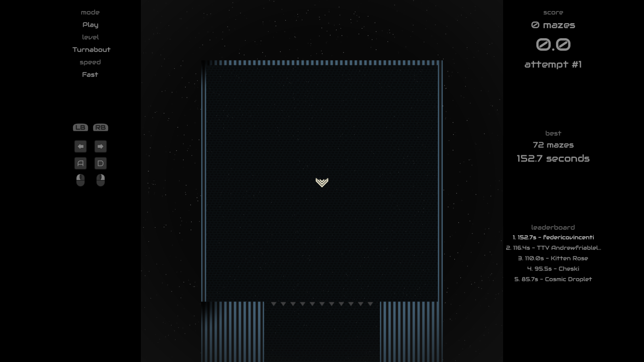 Ship v Maze partenza