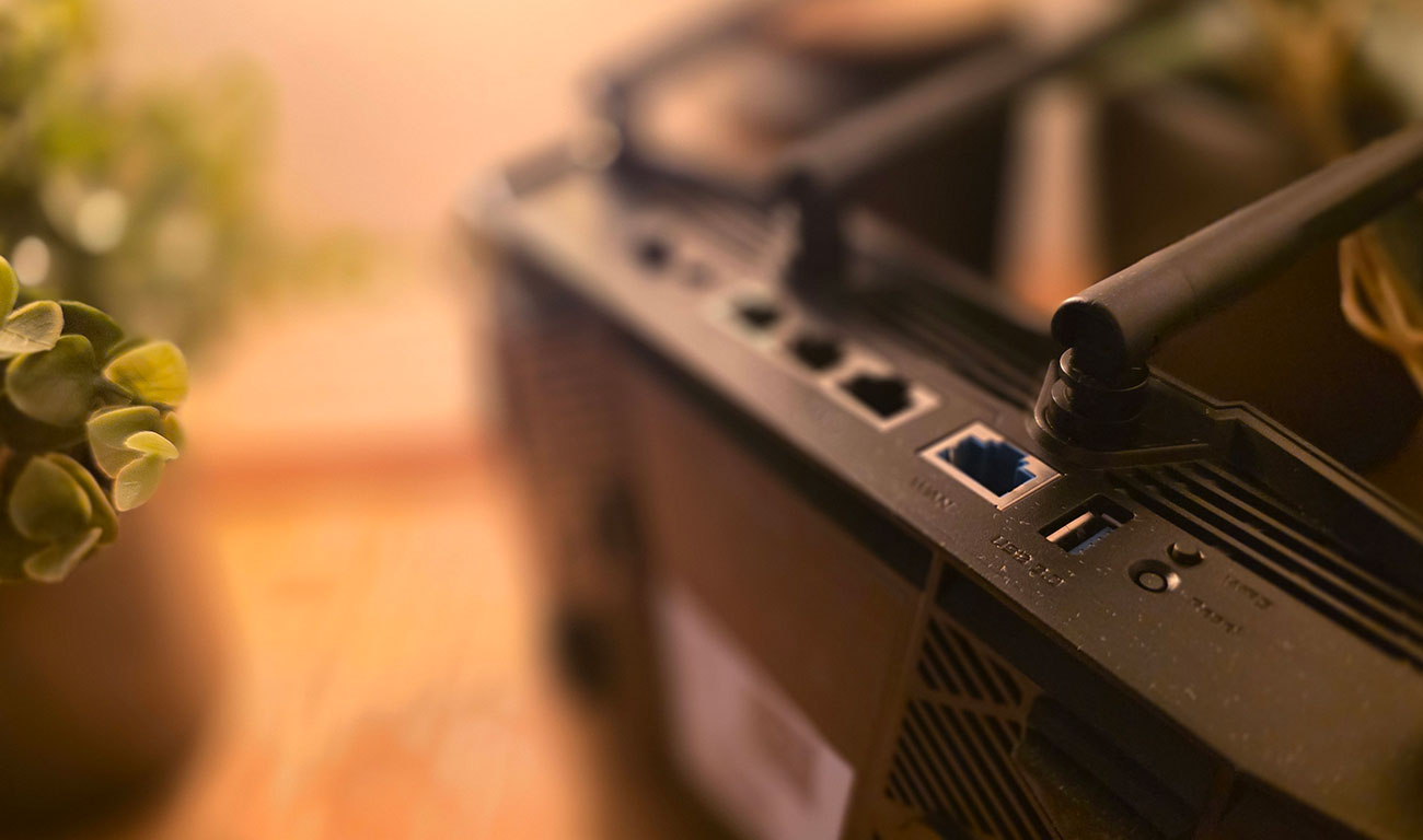 tutte le porte ethernet del router