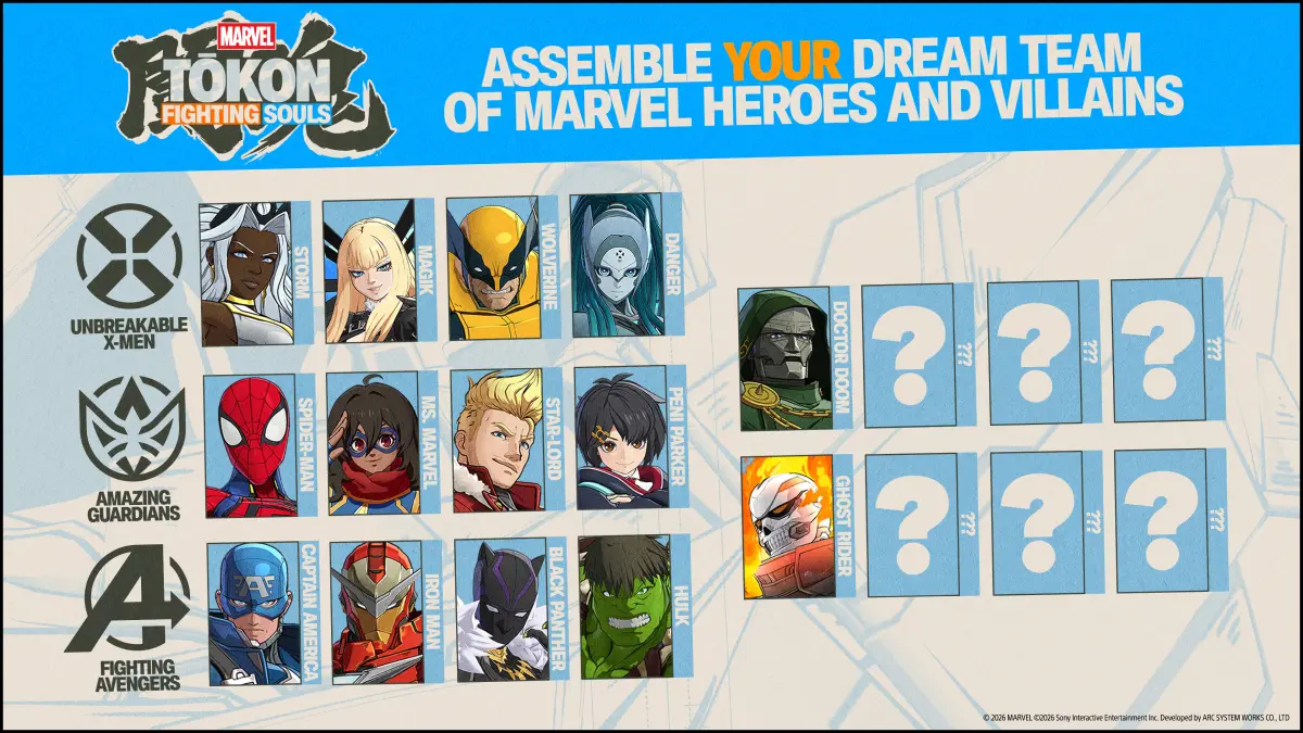 Marvel Tokon - Team