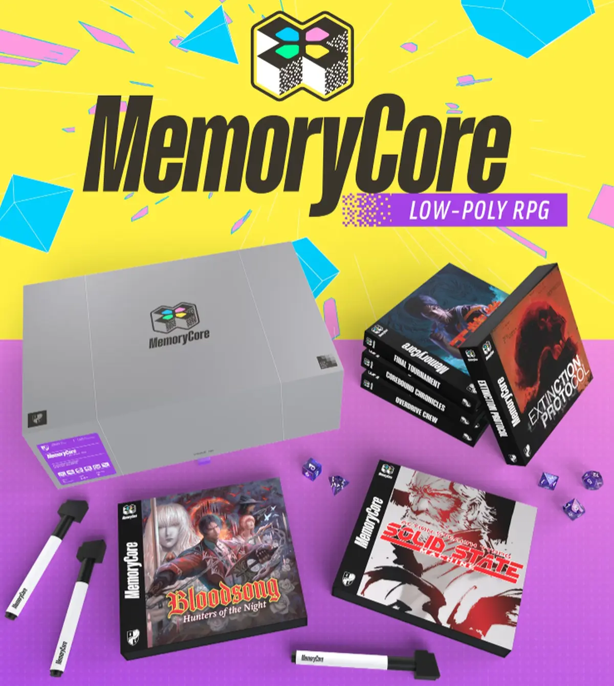 MemoryCore un GDR da tavolo ispirato ai classici PlayStation degli anni '90 (1)