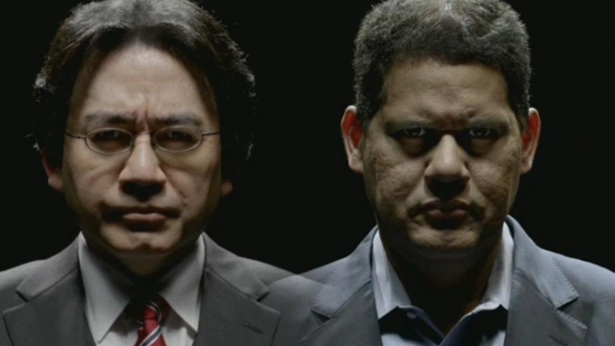Reggie Fils-Aimé e Satoru Iwata