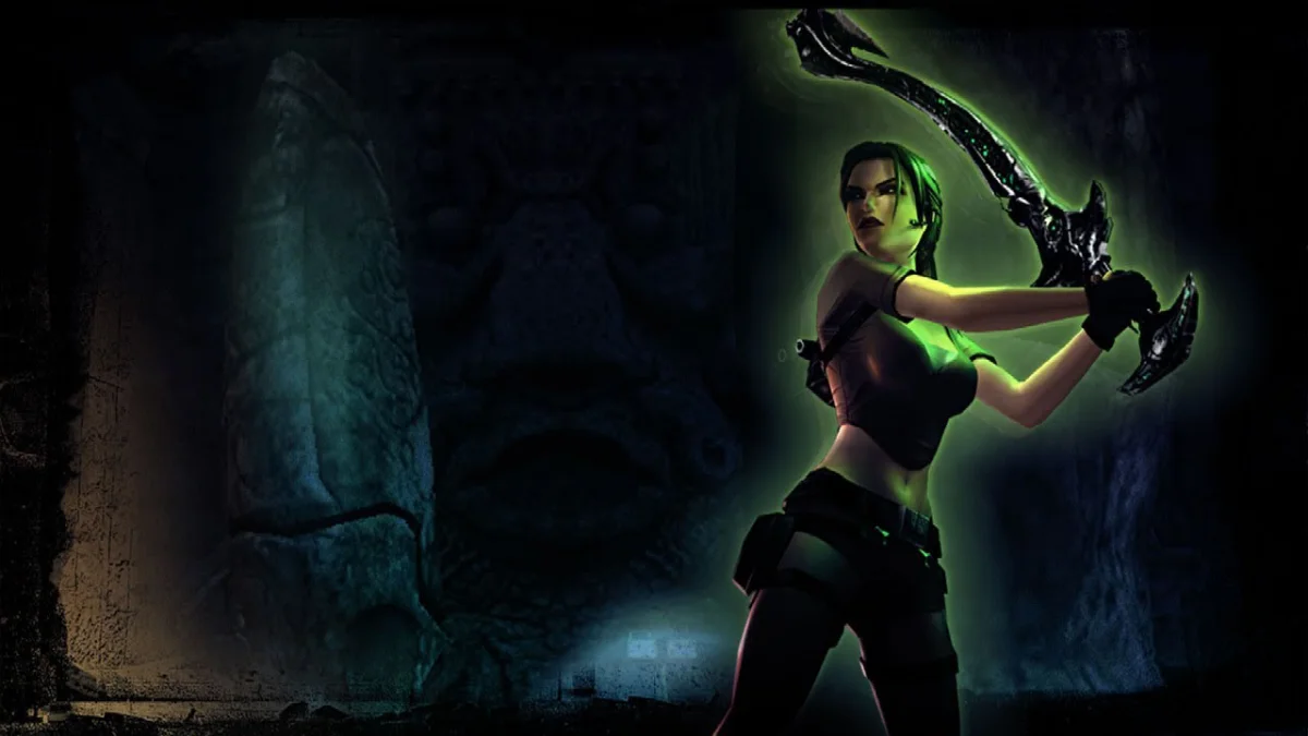 Tomb Raider Legend La nostra Lara che impugna Excalibur