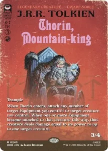 thorin il re della montagna mtg lo hobbt