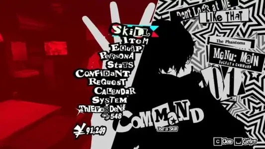Persona 5 Main Menu