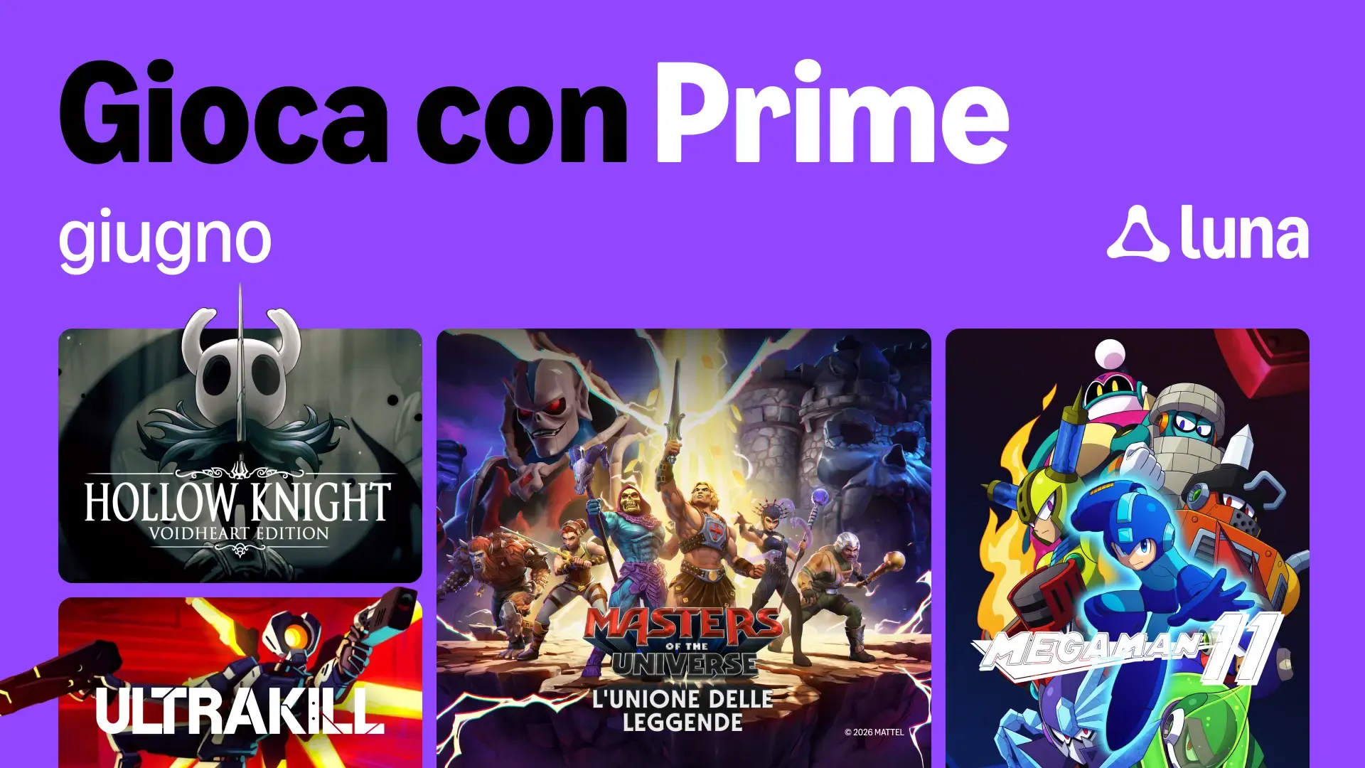 Amazon Luna tutti i giochi gratuiti di giugno 2026 con Prime (1)