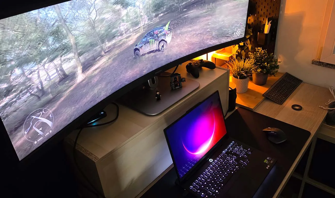 Philips ultra wide schermo test lenovo i7 pro