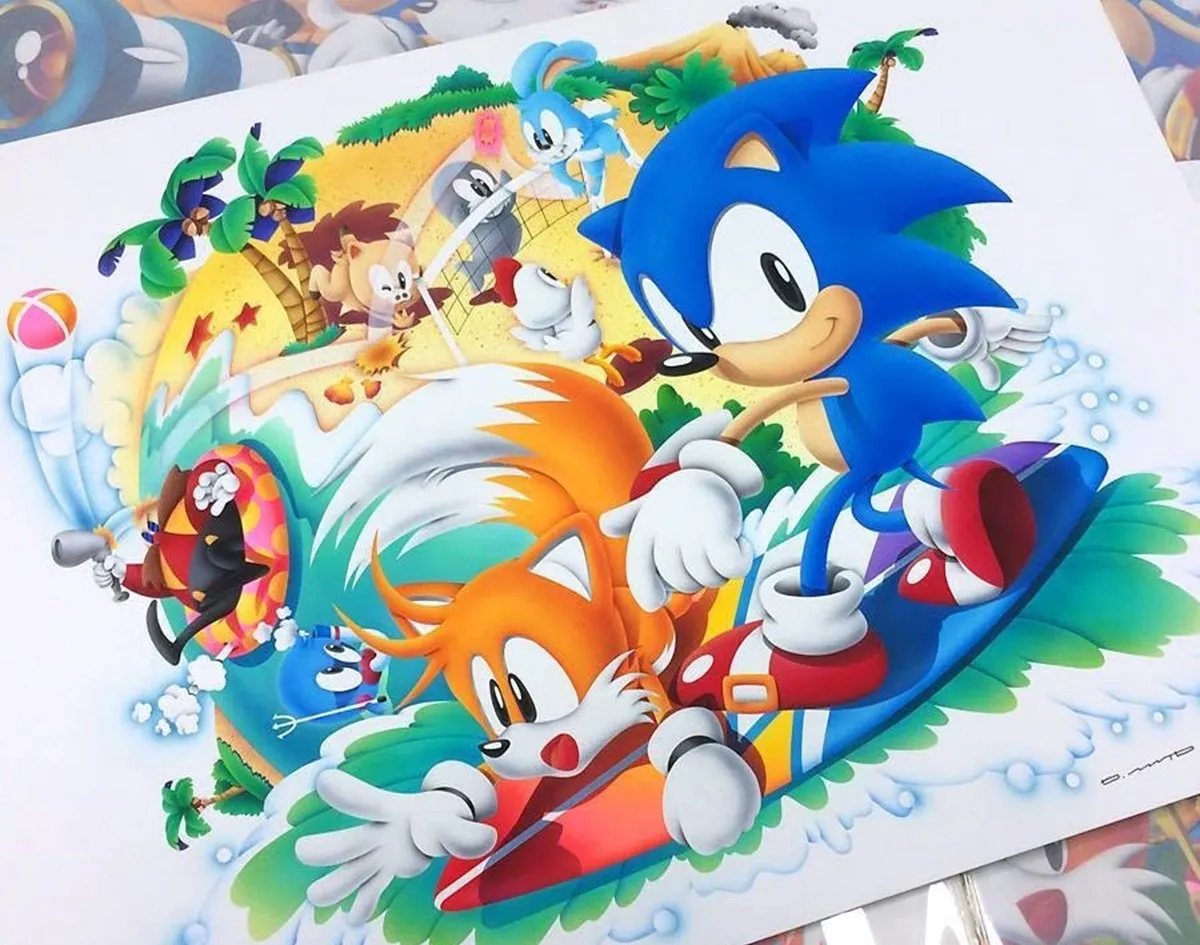 Sonic 35th Anniversary artwork