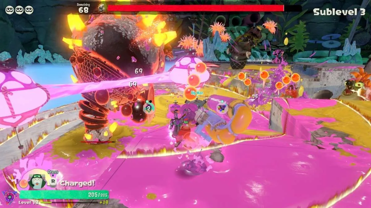 Splatoon raiders anteprima combat