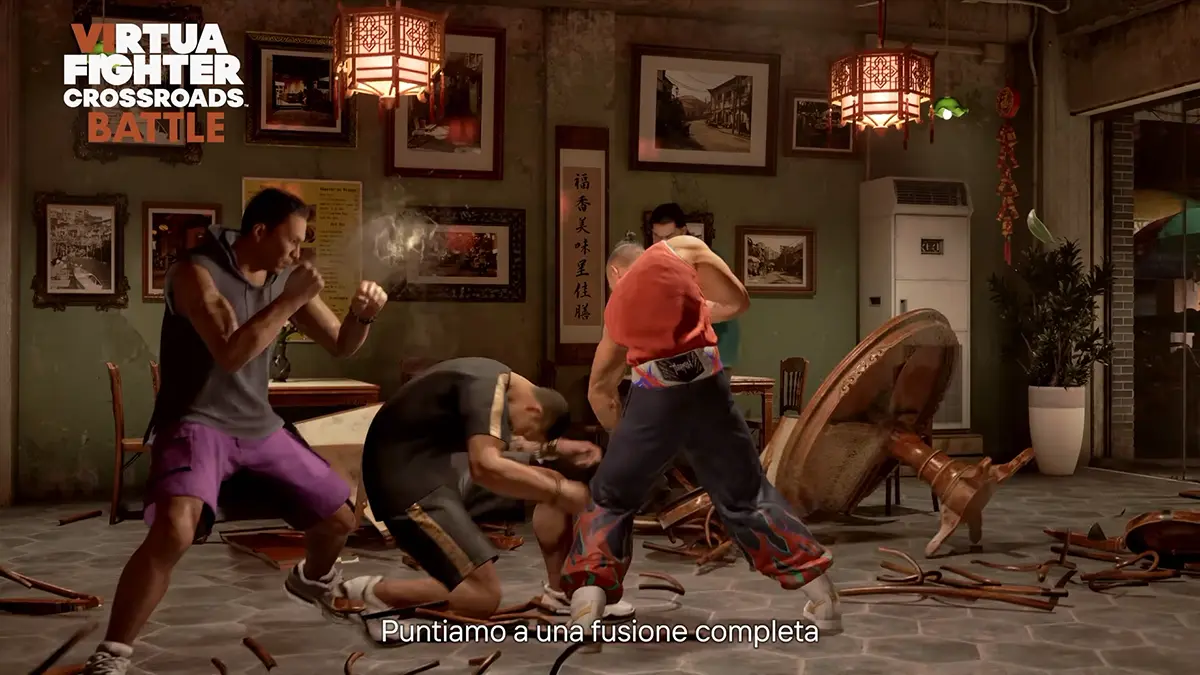 Virtua fighter crossroads gameplay