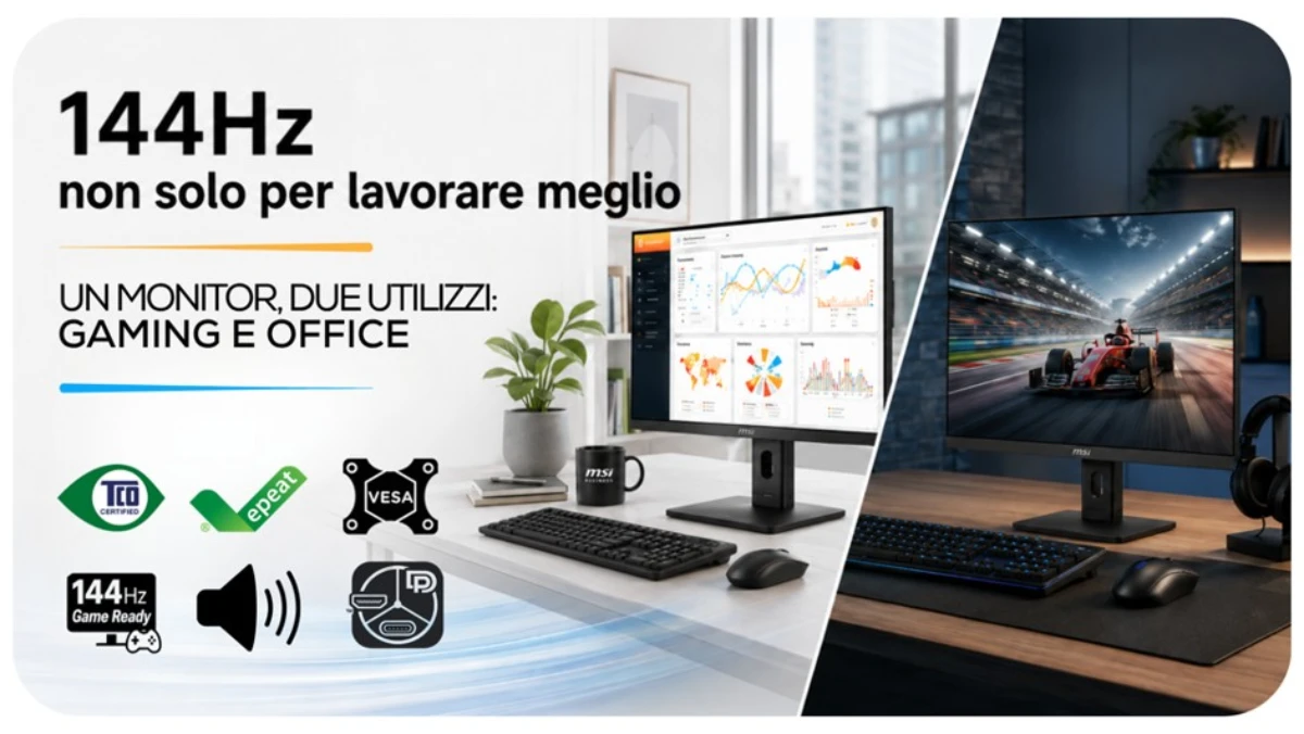 I nuovi monitor MSI sono già disponibili sul mercato
