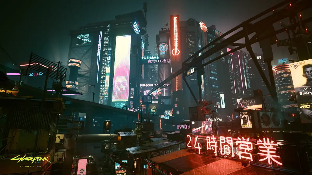 NIght city in Cyberpunk 2077