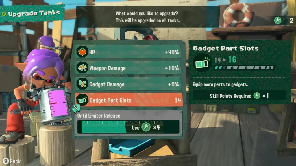 Splatoon Raiders Recensione Potenziamento