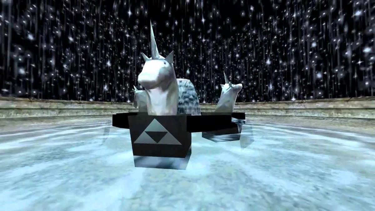 The Legend Of Zelda Ocarina Of Time La Leggendaria Unicorn Fountain