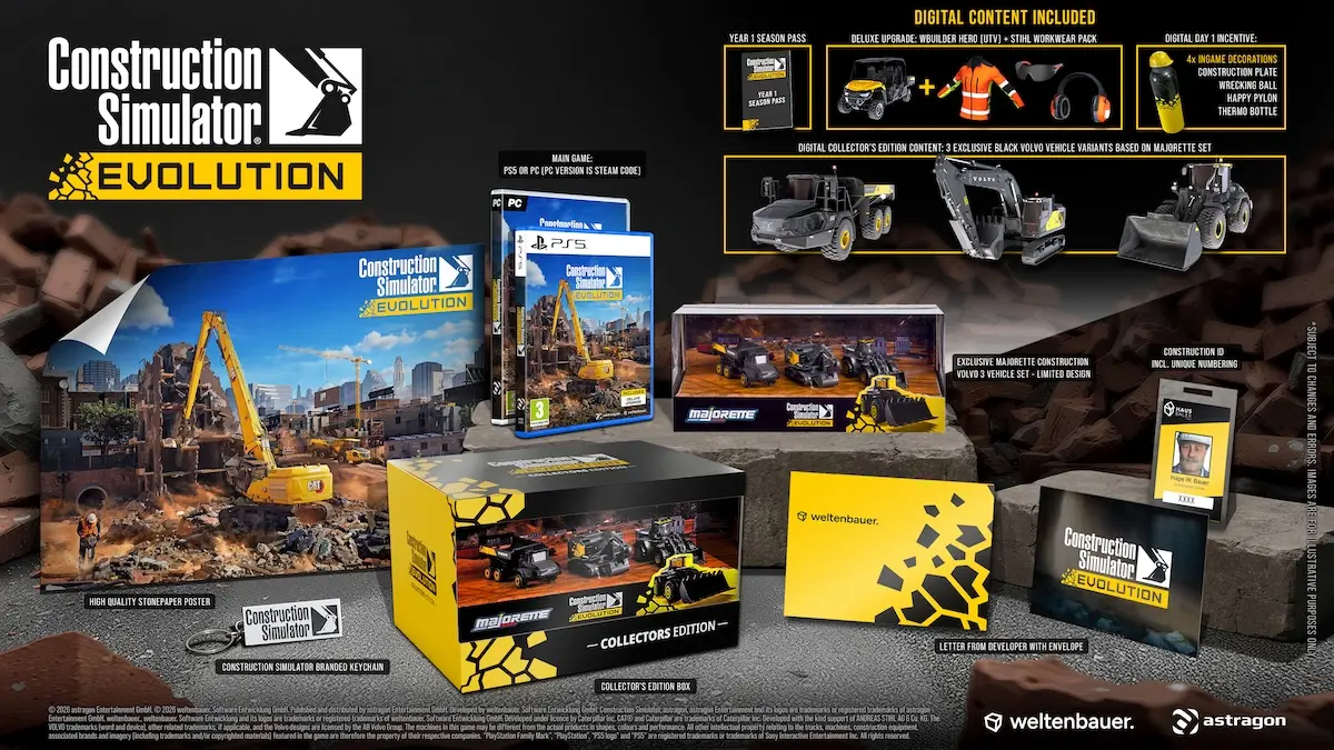 Construction Simulator Evolution torna a mostrarsi