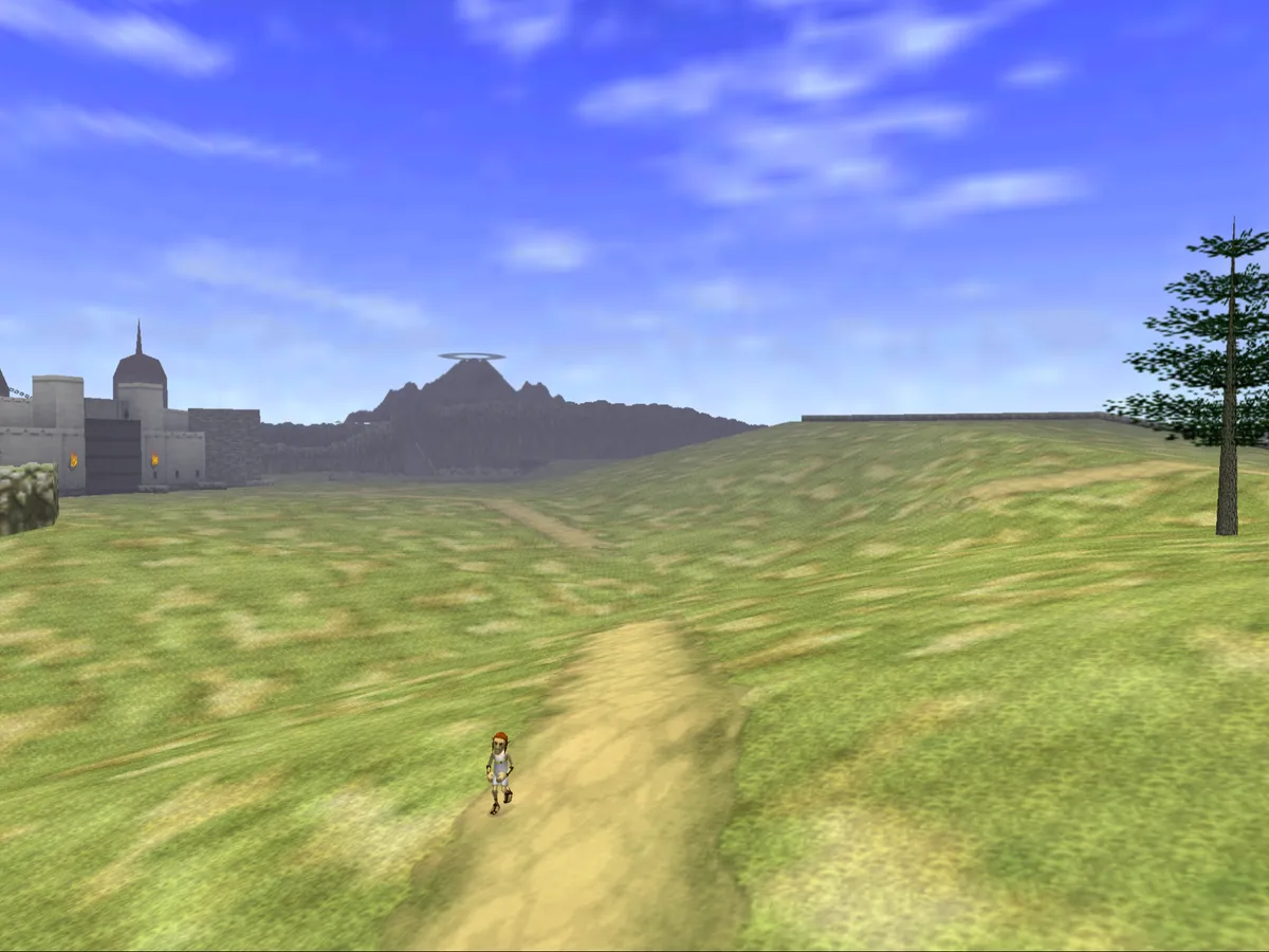 The Legend Of Zelda Ocarina Of Time l’incredibilmente vuota Hyrule Field